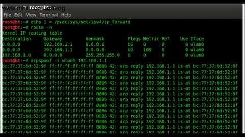 The Basics of Arpspoofing & Arppoisoning
