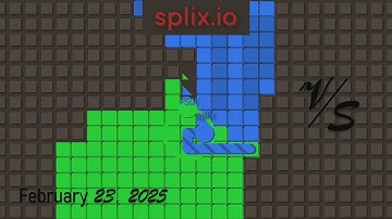 Splix.io | Playing Splix on February 23, 2025 Compilation