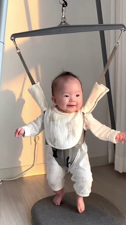 Bayi Gemes Main Loncat-Loncat 😍😍 #shorts