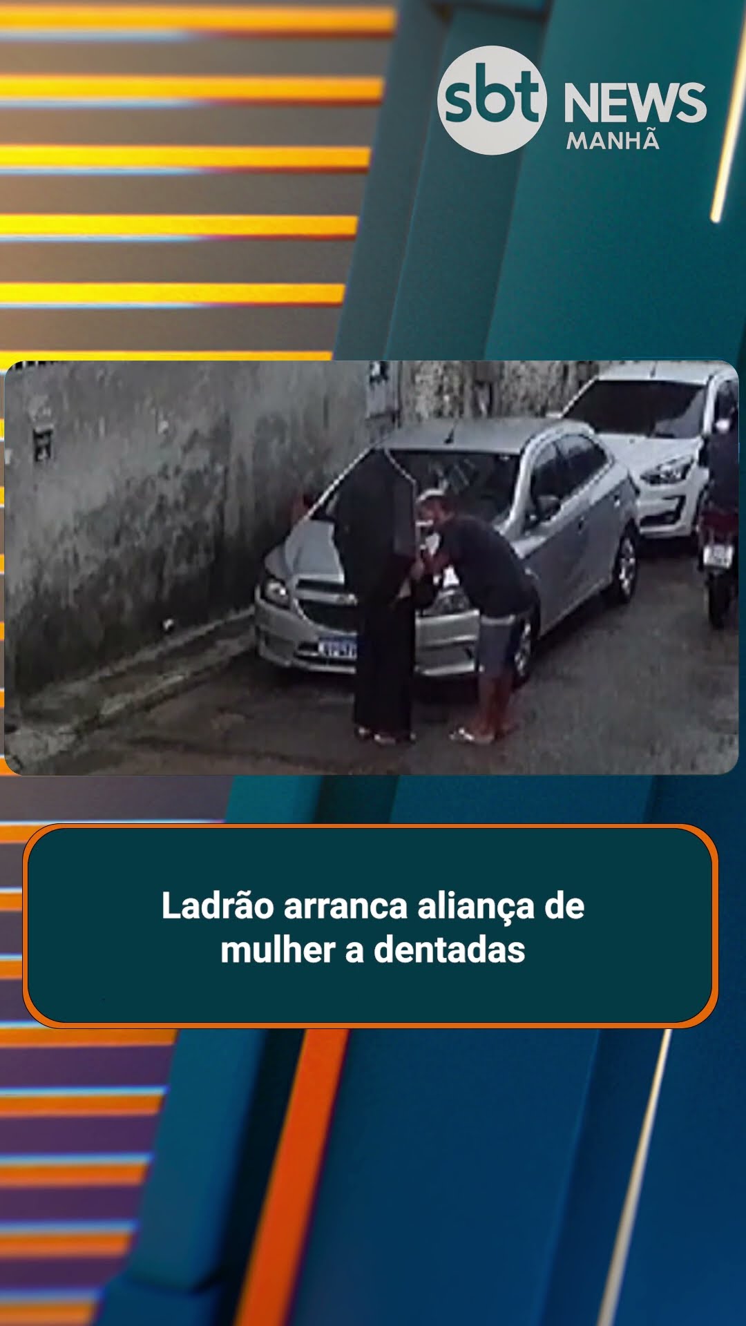 Ladrão arranca aliança de mulher a dentadas em Belém | #SBTNews Manhã (06/02/25)