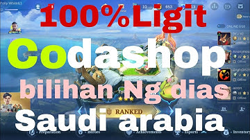 Codashop - Best way to buy Mobile Legends! Diamond in Saudi Arabia!CESAR TV