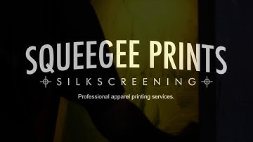 Screen printing shop tour - Squeegee Prints