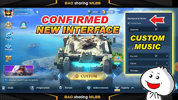 MLBB NEW UI BIG UPDATE ( interface ) & CUSTOM MUSIC Background theme song | S22 September 2021