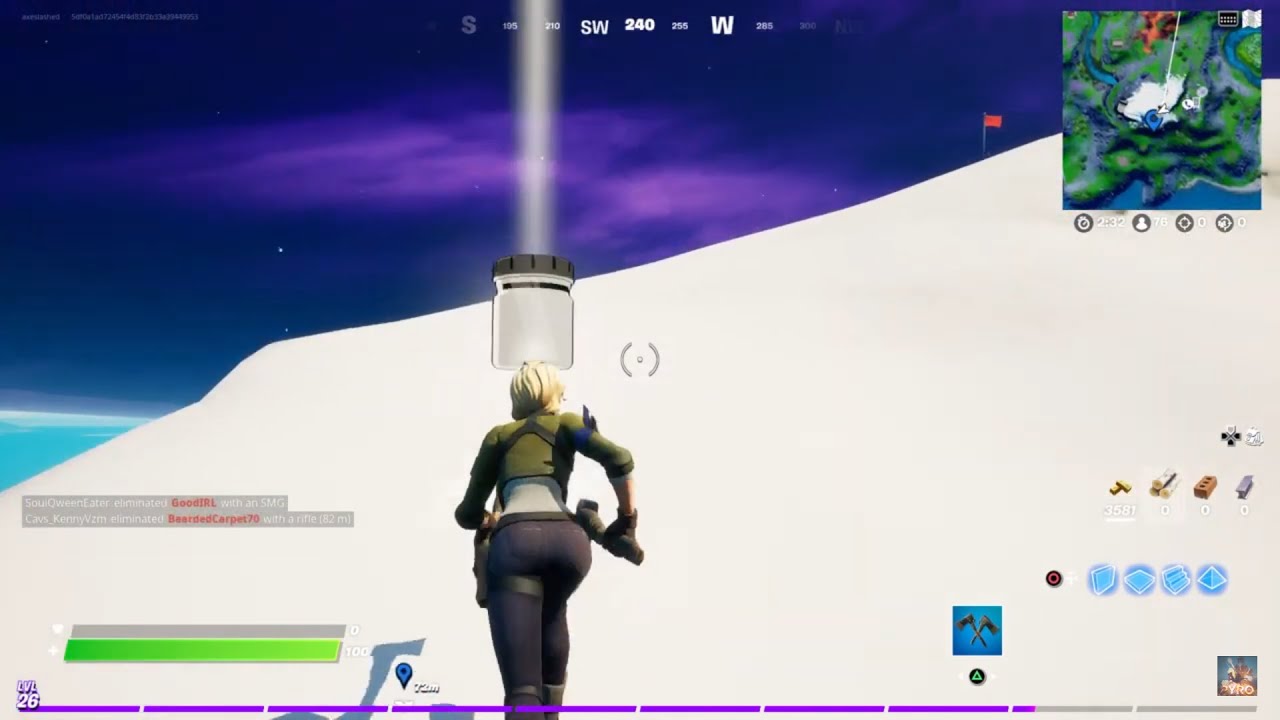Where to Find Bottles of Stone Grey on Mount F8 - Fortnite Season 8 Quest