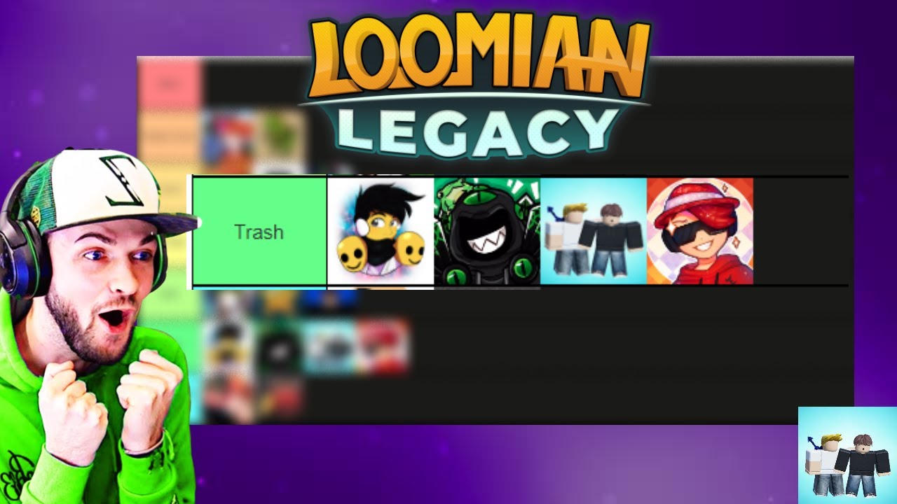 Loomian Legacy YouTuber Tierlist - YouTube