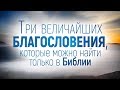 Проповедь: "Три величайших благословения" (Виталий Рожко)