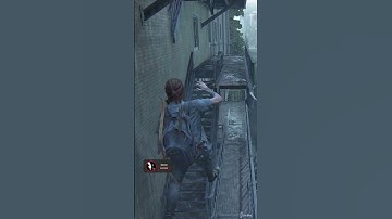FELT THAT! Ellie Heavy Landing - Ultra Realistic Graphics The Last Of Us Part 2 PS5 #shorts
