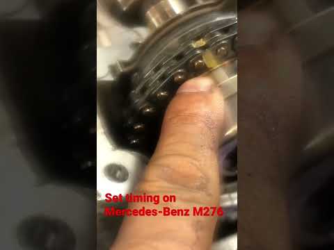 Set timing mark on Mercedes-Benz M276