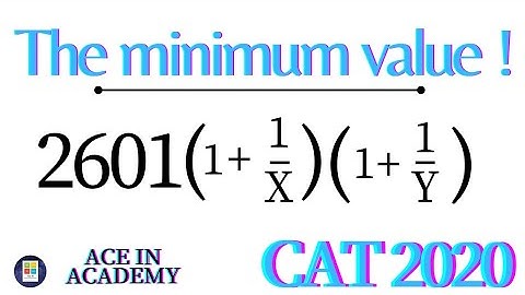 Find the minimum value !