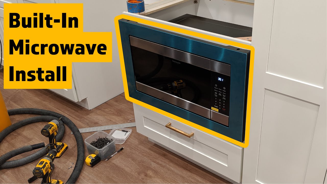 How to Install Microwave Under Kitchen Counter — Eatwell101