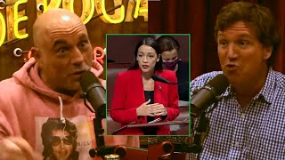 Joe Rogan & Tucker Carlson | Tucker & Joe "AOC is so dumb" #joerogan #jre  #joeroganexperience