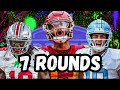 7 round nfl mock draft with trades  2024 dynasty fantasy football