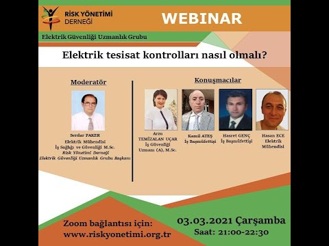 RİSKYÖN WEBINAR :Elektrik Tesisat Kontrolleri Nasıl Olmalı