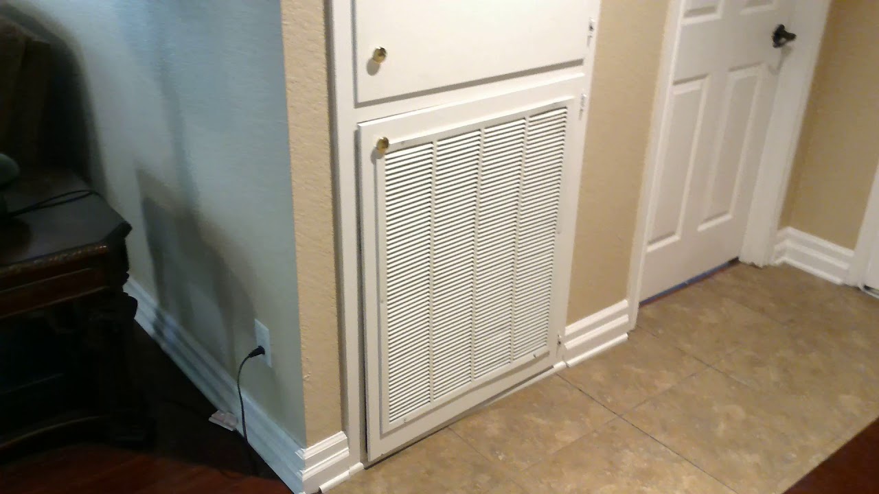 Water Heater In Return Air Chase YouTube