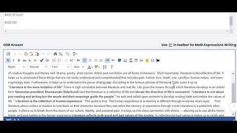 Eng 401 gdb solution 2022 in a v v easy and correct way