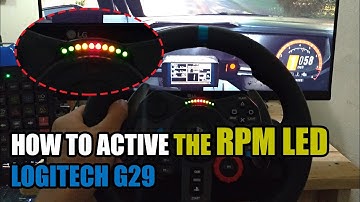 How to active RPM LED Logitech G29 - Fanaled