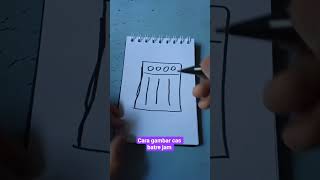 Tutorial cara gambar cas batre jam #tutorial #fyp #viral