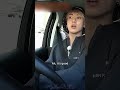 Jin sings in the car #bts #jin #v