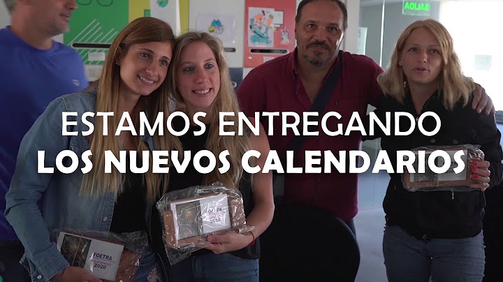 Entrega de calendarios 2020