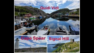 St John's Newfoundland (Canada) day tour-Signal hill, Quidi Vidi, Cape Spear and Jellybean row house