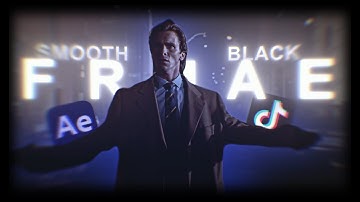 Smooth Black Frame | AFTER EFFECTS TUTORIAL
