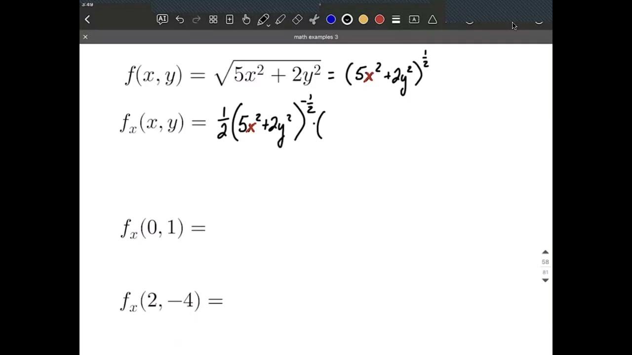Partial Derivative Of Square Root Function YouTube partial-derivative-of-square-root-function-youtube