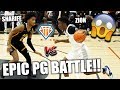 SHARIFE COOPER vs ZION HARMON!! Epic PG Battle GOES DOWN in Dallas | AOT vs Boo Williams