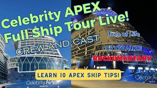 Celebrity APEX Full Ship Tour Live with Crew and Cast September 2023 British Isles, Spain, Portugal