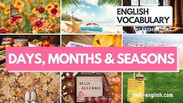 Days, Months and Seasons – A1 English Vocabulary