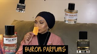 Byron Parfums. Mula Mula Rouge Extreme, Chronic, Black dragon