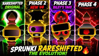 Sprunki Rareshifted Evolution 🔥 Original vs Phase 2 vs Phase 3 vs Phase 4 😱 Every Phase Battle