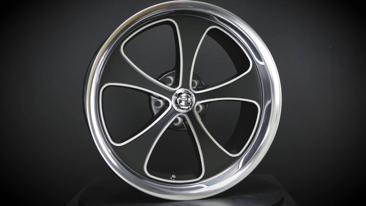 RIDLER WHEELS - STYLE 645 - MATTE BLACK - YouTube