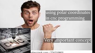 CNC Programming using Polar coordinates !!