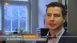ZDF heute in deutschland 29.12.2014 tecVenture Leipzig