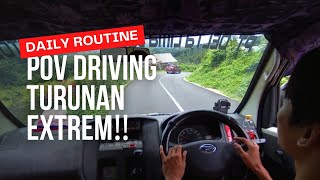 SENSASI MENGEMUDI SAAT MELEWATI TURUNAN EXTREM‼️POV/ASMR DRIVING GRANDMAX 1.3🇮🇩