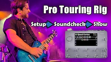 My Full Live Rig for 2025 – Setup, Soundcheck, and Show - NDSP Quad Cortex and Line 6 HX Stomp