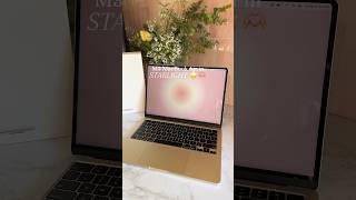 Isn’t the color just stunning?? | MacBook Air with M3 in STARLIGHT 🌟🤩 #shorts #macbookair #macbook