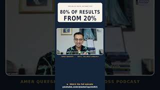 80% of Results Come From 20% — the 80/20 Rule in Practice | Christo Popov #Shorts