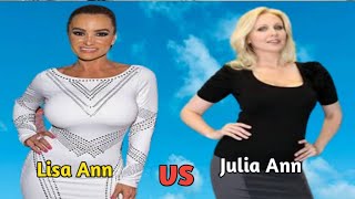 Actress Lisa Ann vs Julia Ann comparison | net worth | biography | ethnicity | religion | age