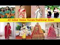 All Indian States Female Traditional Dress 