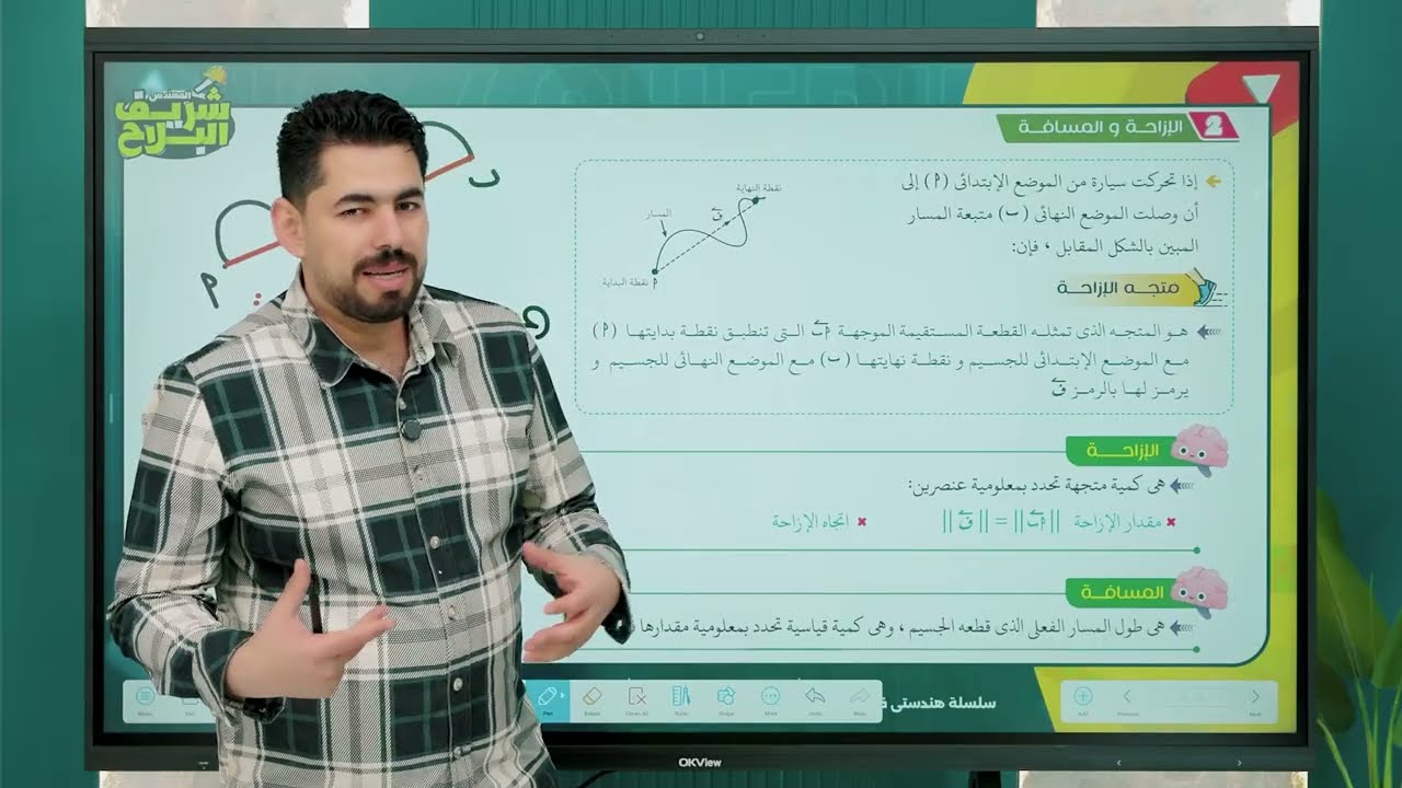 الدرس الاول الحركة المستقيمة -الجزء الأول- التطبيقية -الديناميكا - الصف الثانى الثانوى ترم ثاني 2026