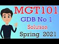 MGT101 GDB 1 Solution Spring 2021 | MGT101 GDB 1 Solution 2021 | Virtual Universtiy | Deep Guider