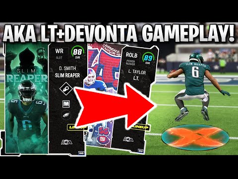 HOW GOOD IS THE SLIM REAPER? AKA LAWRENCE TAYLOR AND DEVONTA SMITH GAMEPLAY!