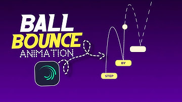 Bouncing Ball Animation in Alight Motion