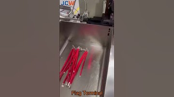 JCW-CST10 Flag Terminal Crimping Machine丨Automatic 2 Wires 3 Terminals Crimping Machine