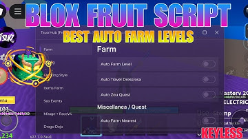 New Update Tsuo Hub Roblox Script No Key | Blox Fruits Script Update Best Auto Farm Level