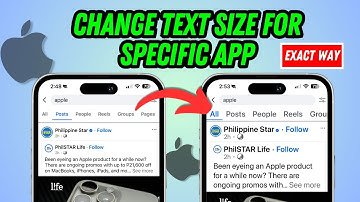 How to Change iPhone Text Size for a Specific App 2025