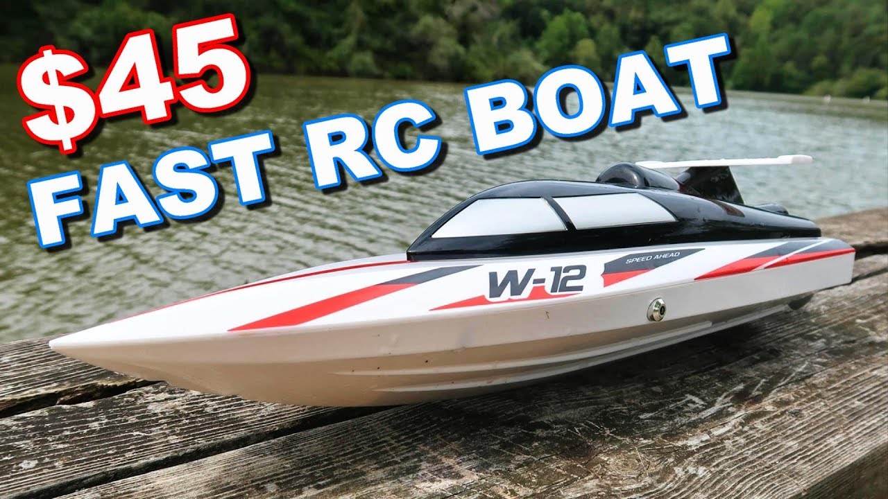 WLtoys WL912-A 2CH Brushless 35kM/H High Speed RC Racing Boat White Xmas D1F9 