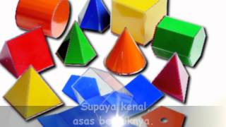 Lagu mari mengenal prisma chorus marilah kawan-kawan semua. hai bentuk
prisma. ingat ciri-cirinya janganlah lupa. supaya kenal asas bentuk...