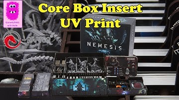 Nemesis Core Box Insert UV Print from e-Raptor